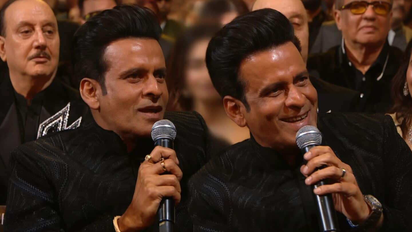 At Mumbai awards, Bajpayee jokes he'd rather eat litti chokha