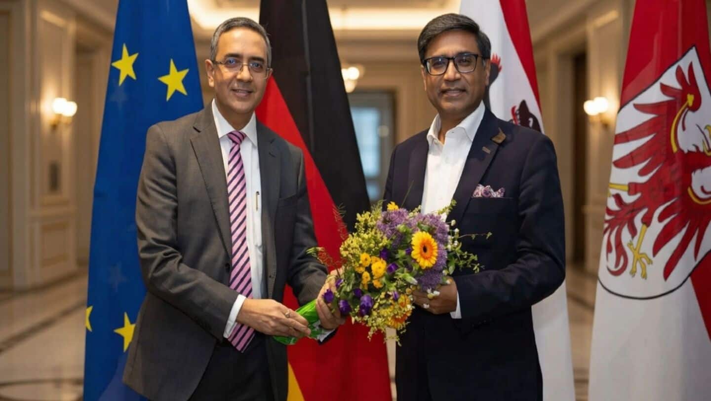 Vikram Misri leads Berlin talks on trade defense technology green-energy