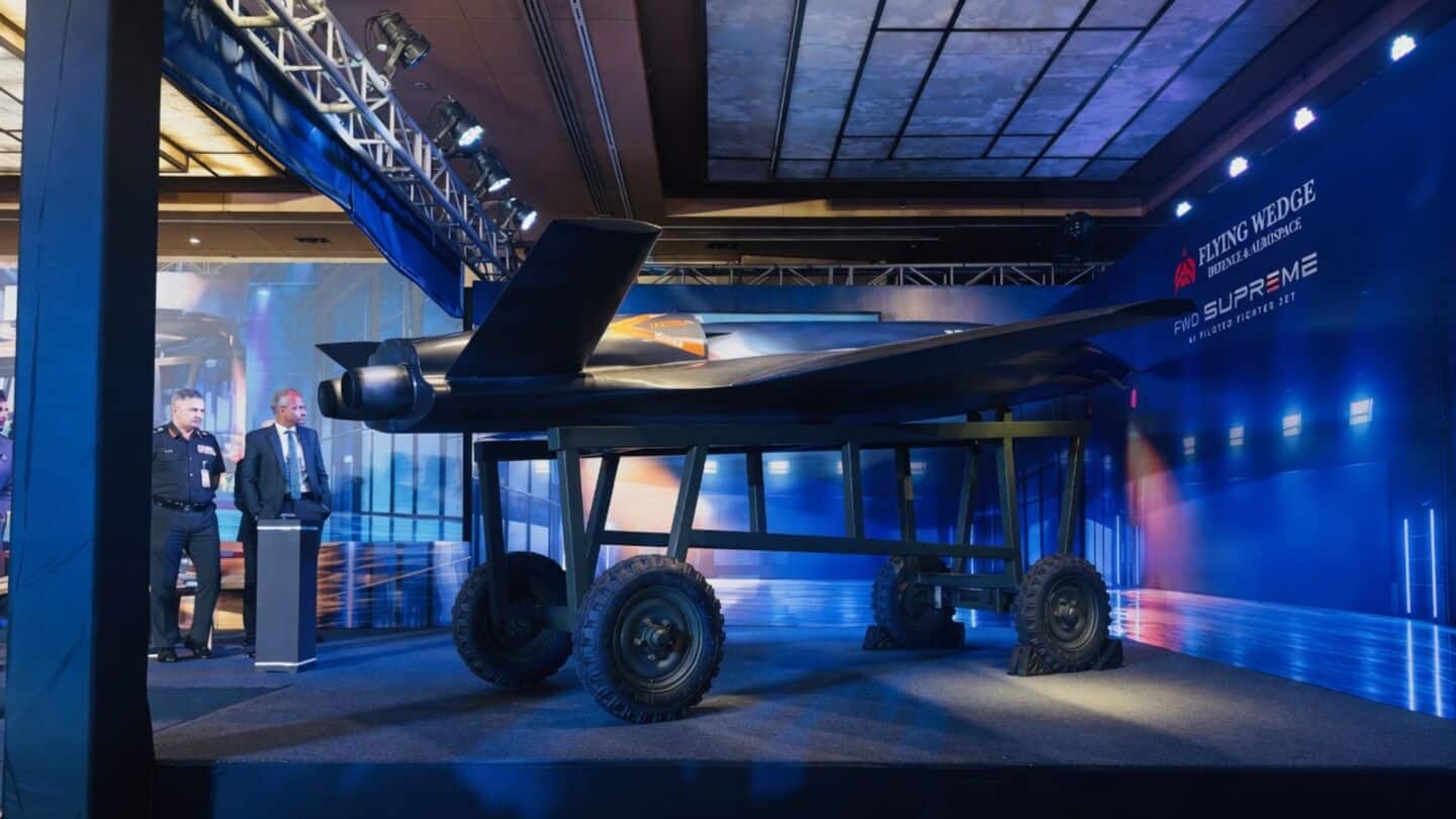 Flying Wedge unveils FWD Supreme, India's 1st AI autonomous fighter
