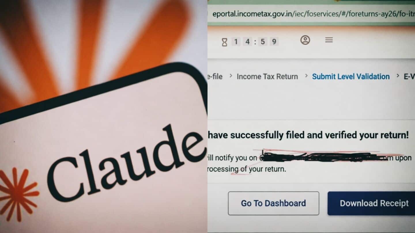 Uddeshya Kumar used Claude AI to handle Indian tax return