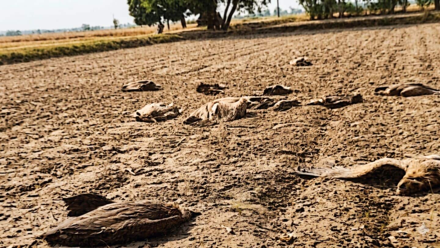 Himalayan griffon vultures found dead in Semariya amid suspected poisoning