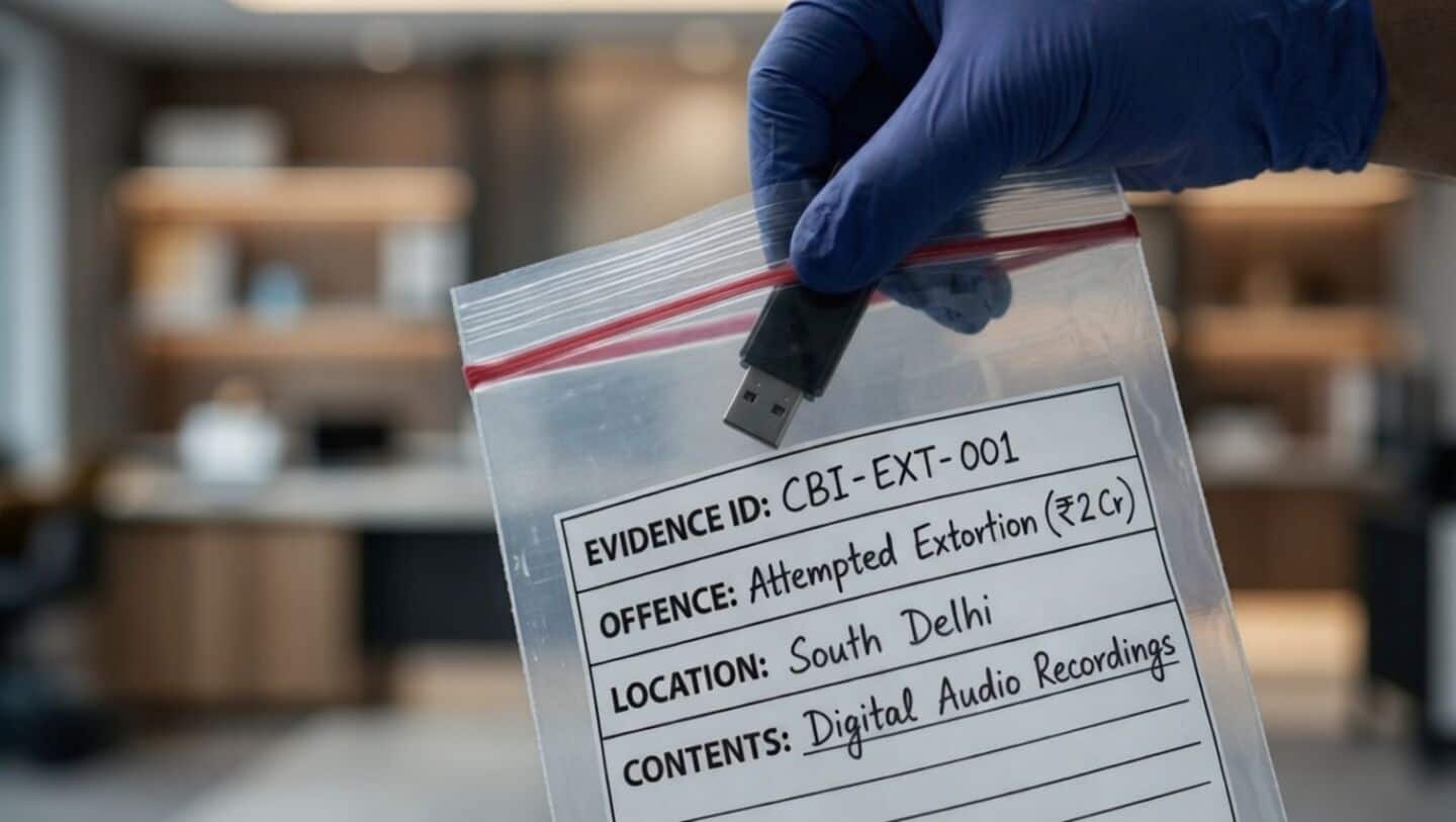 CBI inspector extorts ₹2cr bribe to settle false case