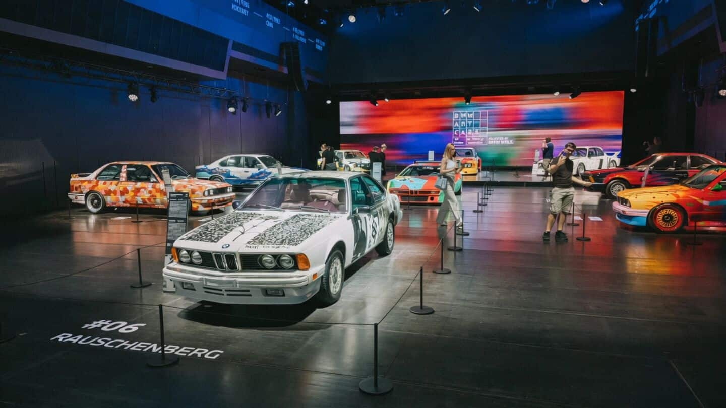Art car collection marks 50th with 20-car Munich exhibition
