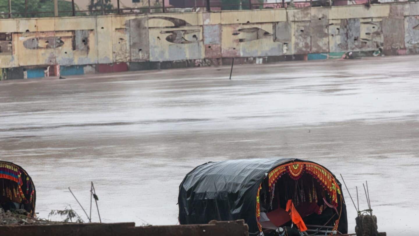 Mandakini river floods Chitrakoot MP, destroys Ramghat and Karwi bridges