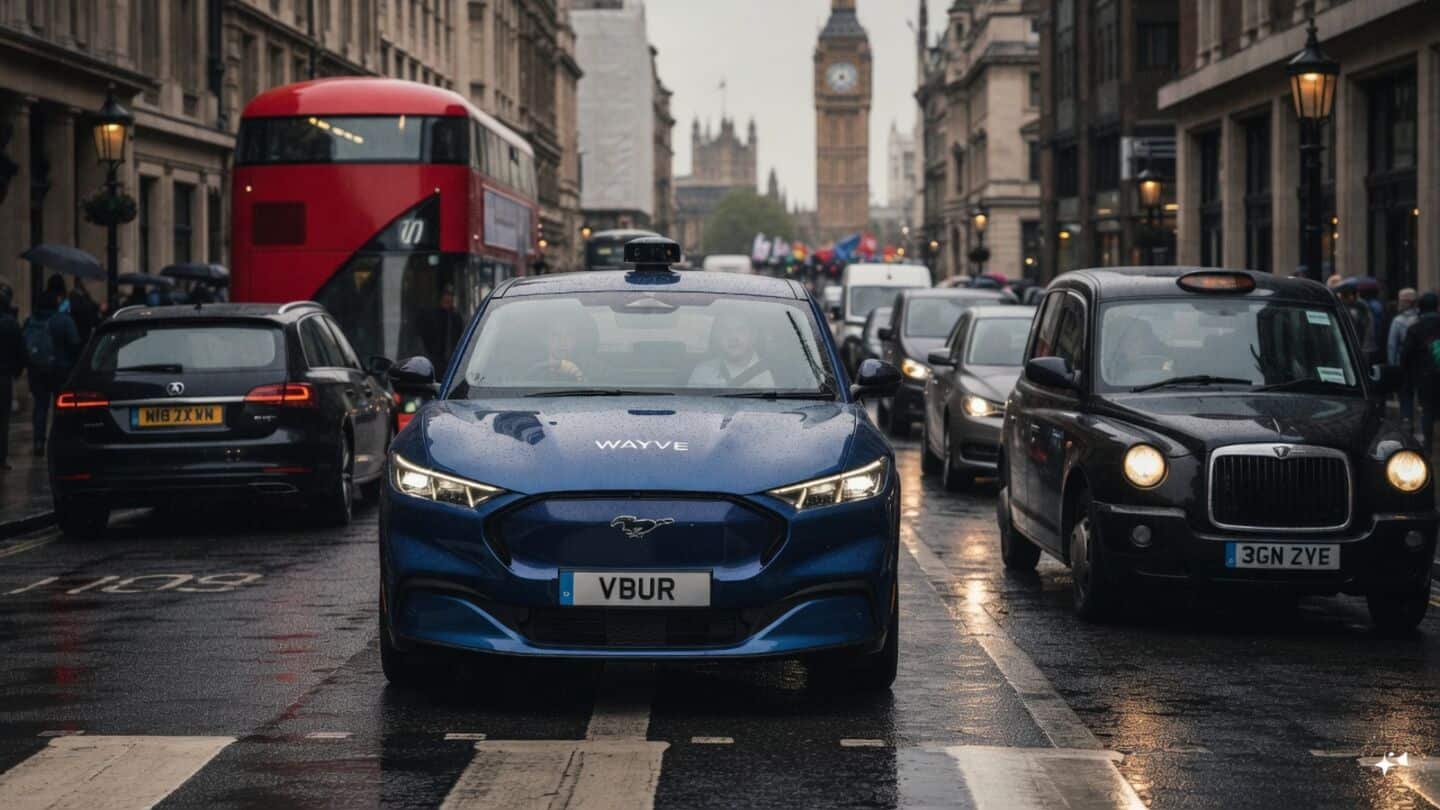 Uber launches Wayve's 1st commercial self driving service in London
