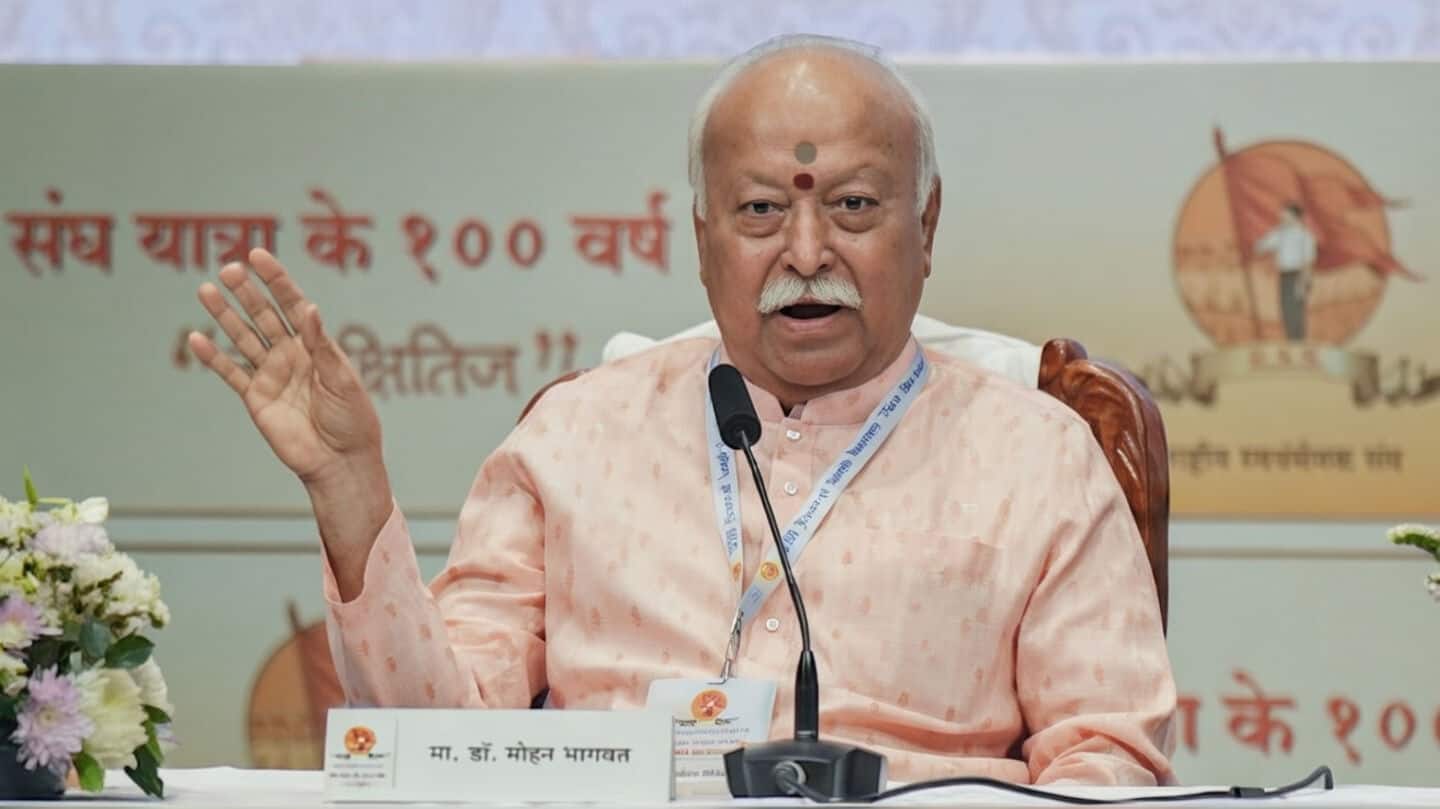 RSS chief Mohan Bhagwat says India already a 'Hindu Rashtra'
