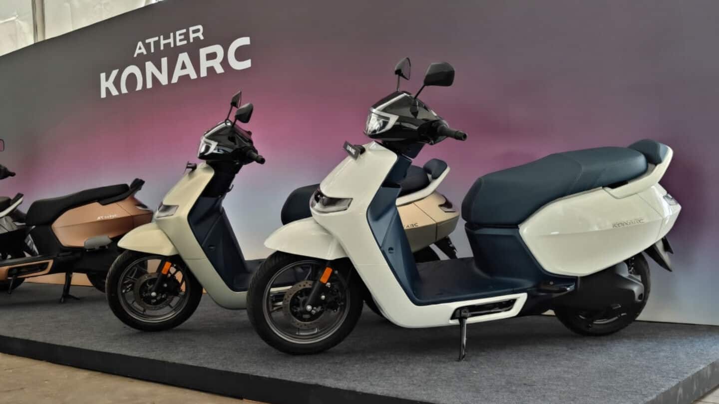 Ather launches Konarc to target 80-90% of India electric scooters