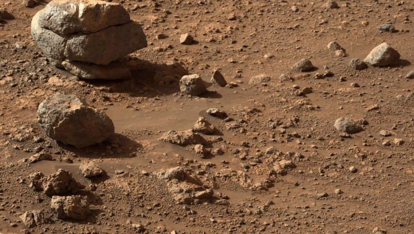 NASA's Perseverance snaps image of apparent 3-rock stack on Mars