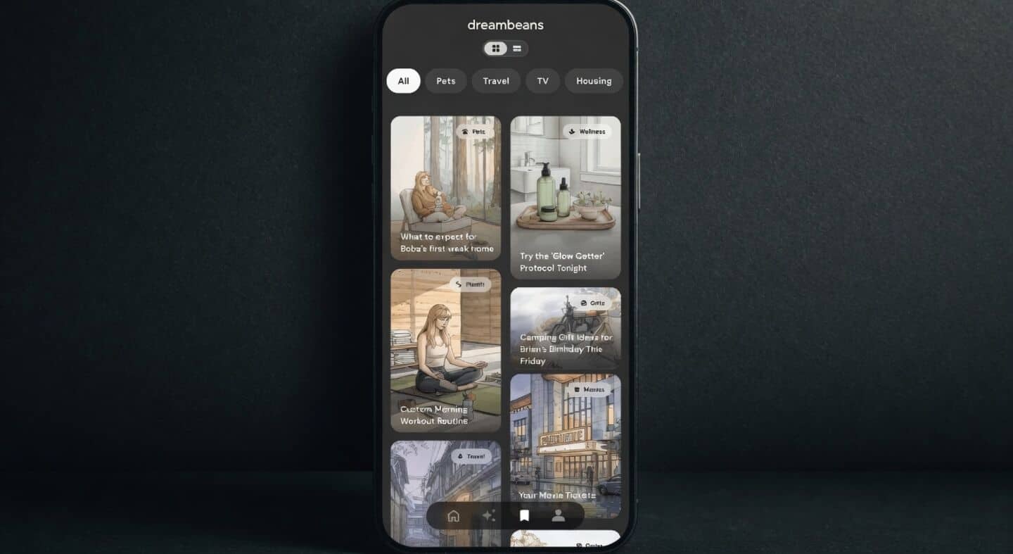 Google launches Dreambeans AI app turning Google data into stories