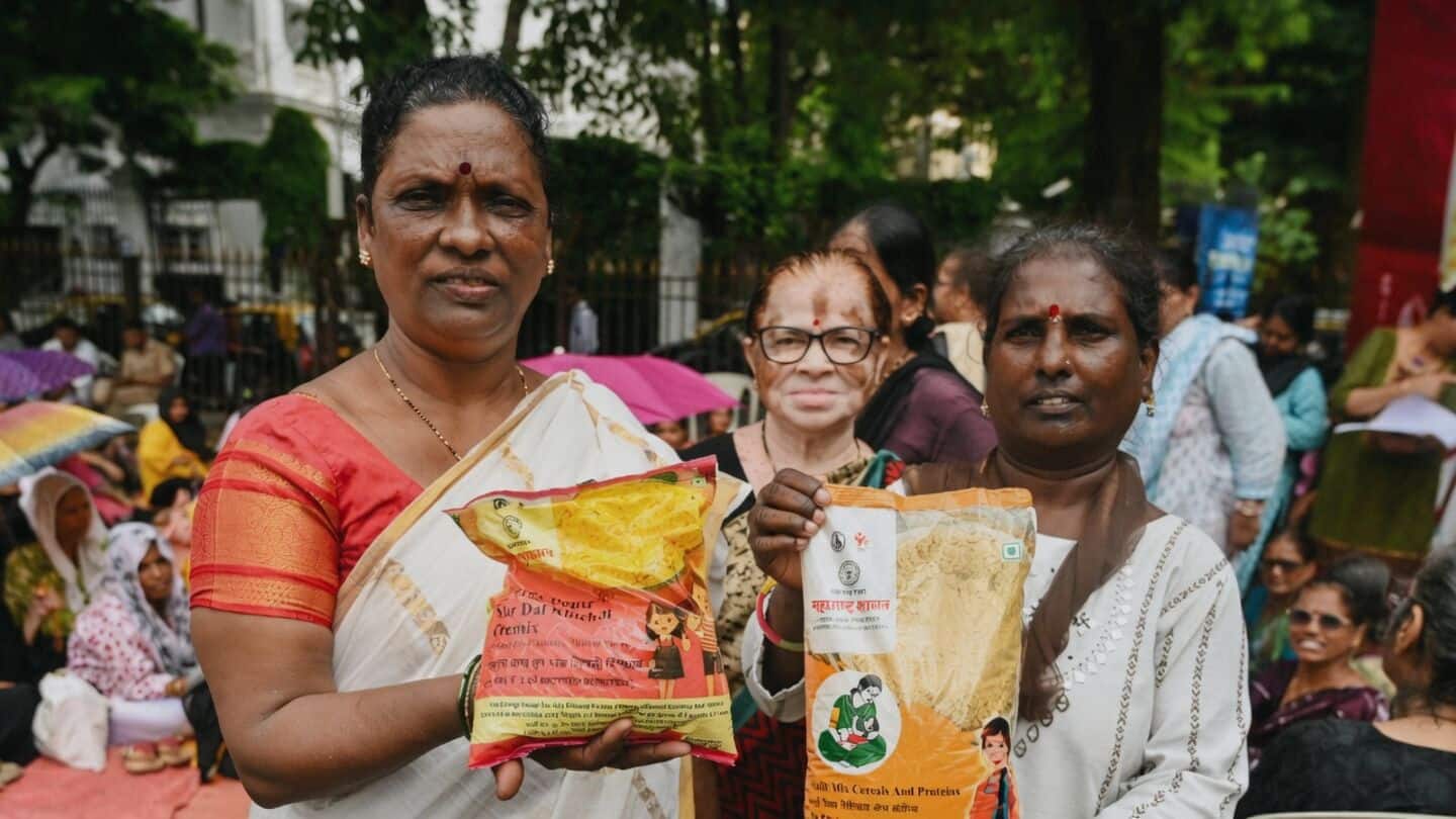 Anganwadi workers stage protest in Mumbai over contaminated THR