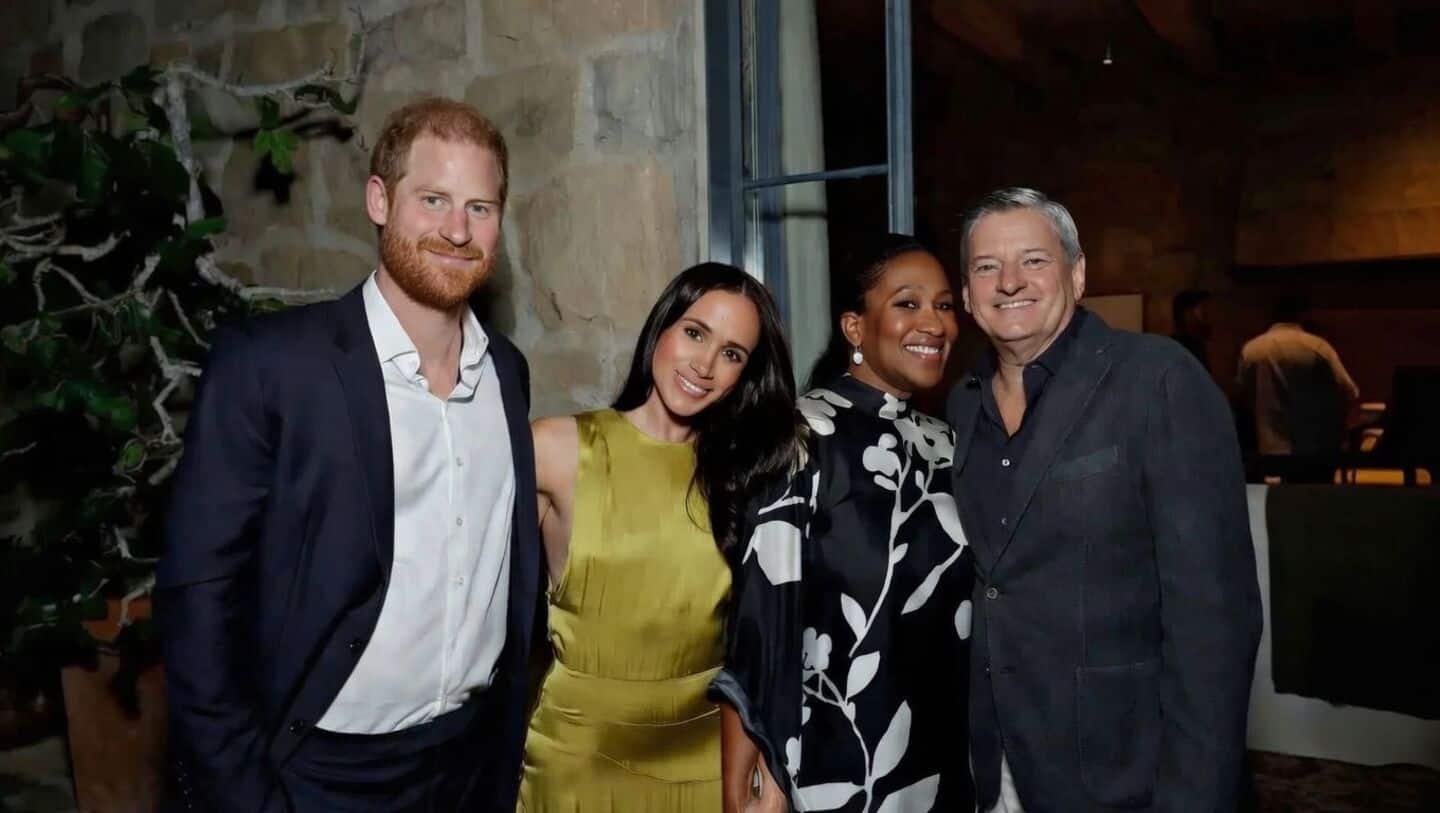 Mountbatten-Windsor and Markle attend Netflix co CEO party in Montecito