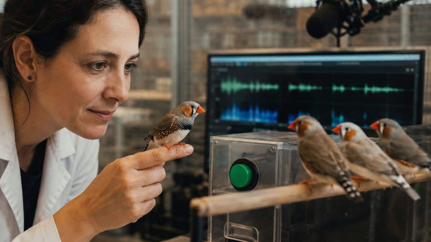 Julie Elie wins Coller-Dolittle Prize for 11 zebra finch 'words'
