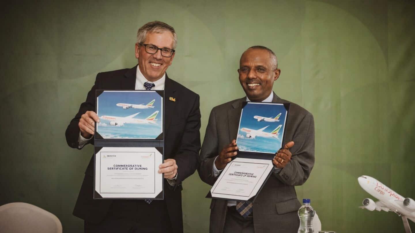 Ethiopian Airlines orders 10 Boeing freighters: 8 777-8s, 2 777s