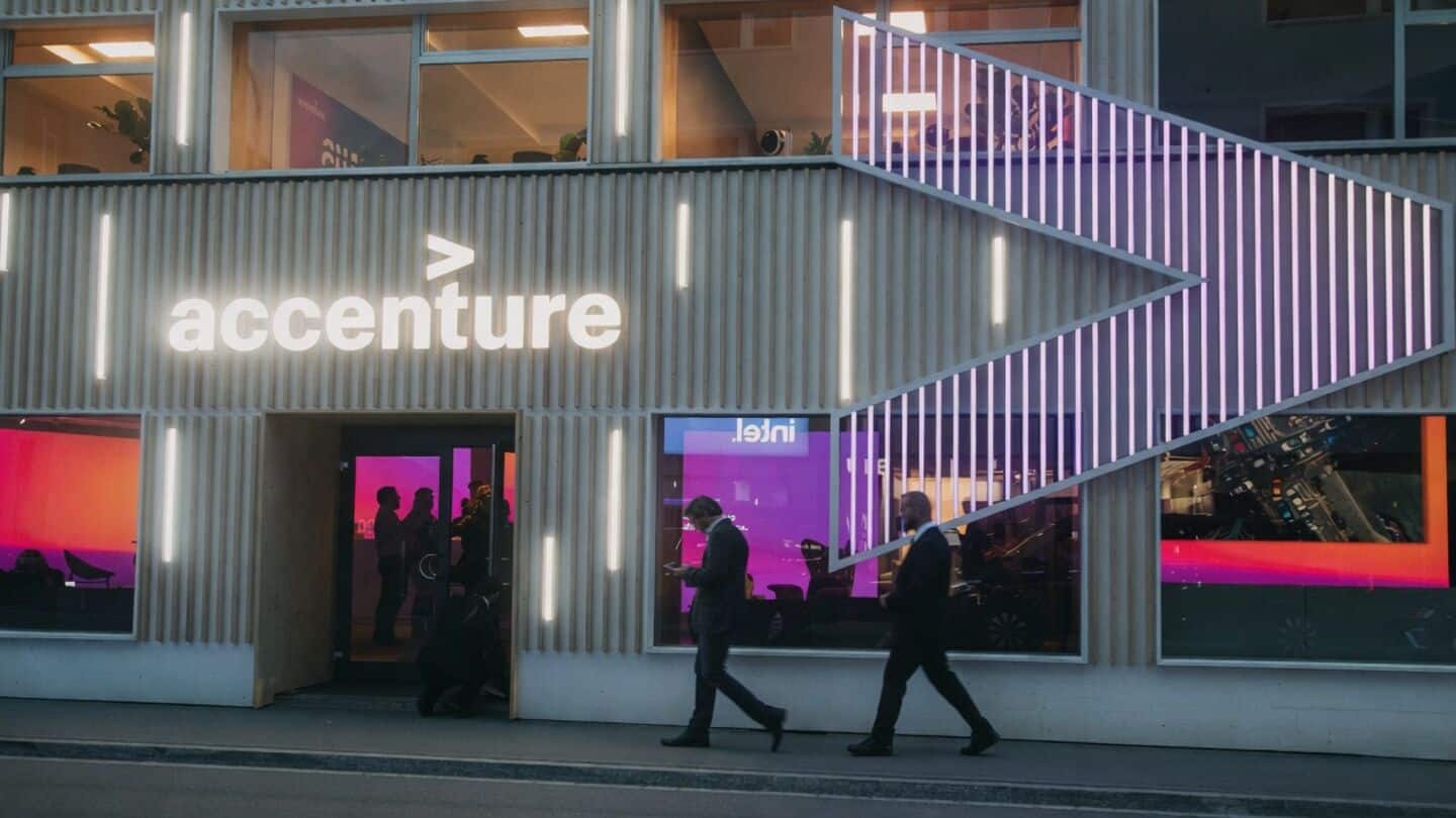 Accenture cuts growth outlook to 3% to 4%, stock drops