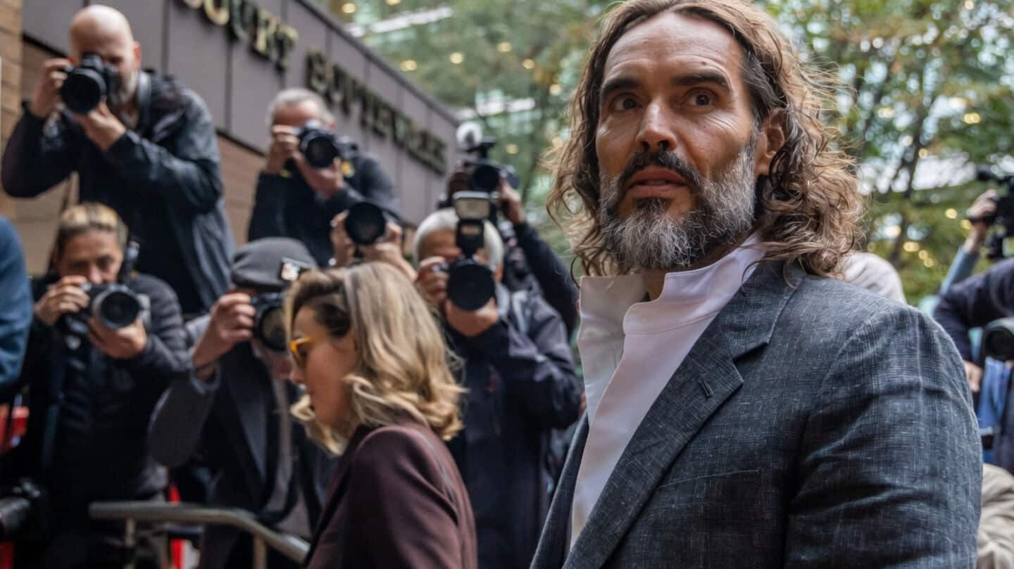 Brand pleads not guilty to rape and sexual assault charges