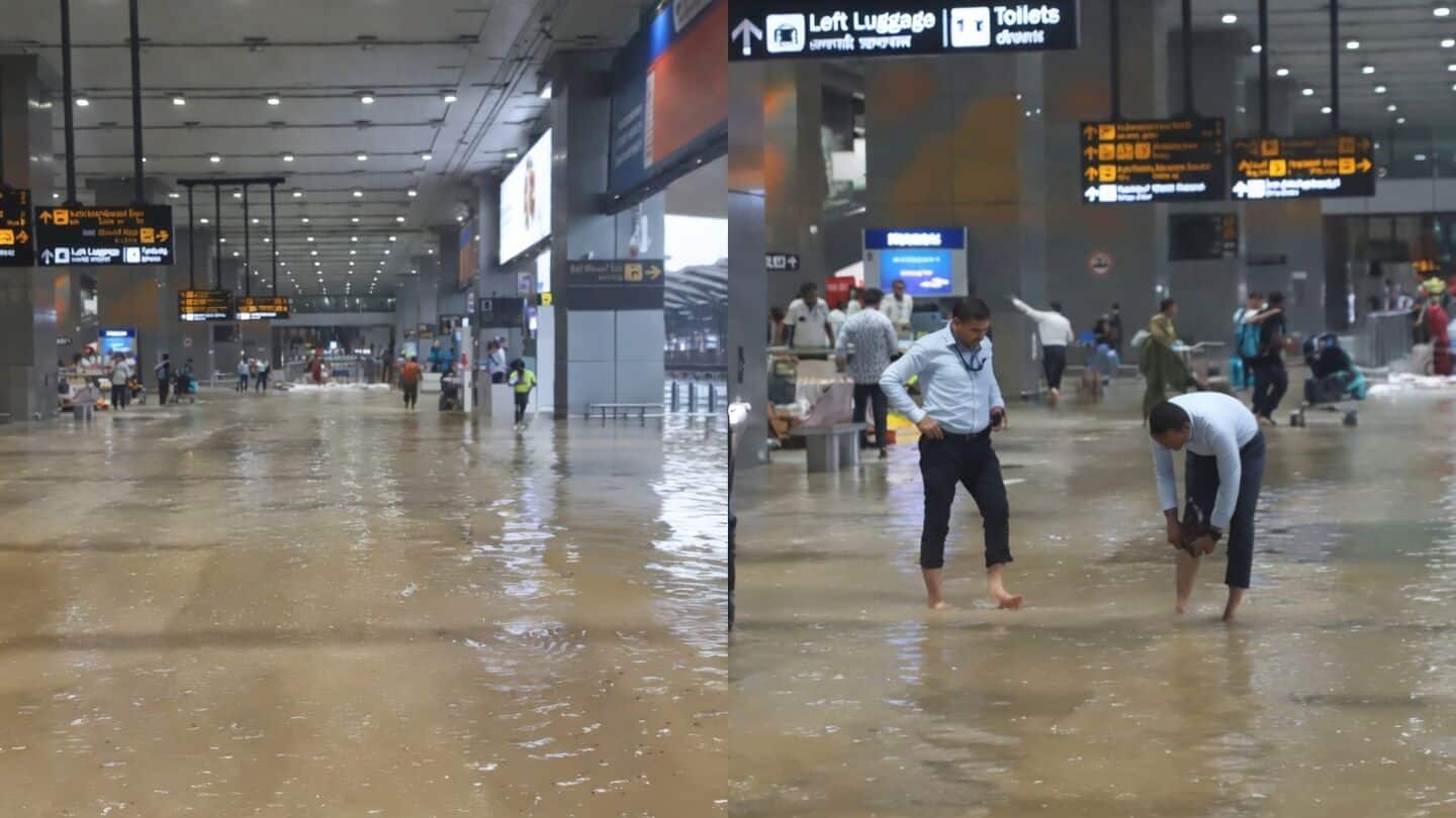 Delhi's 1st big September downpour floods Indira Gandhi International Airport