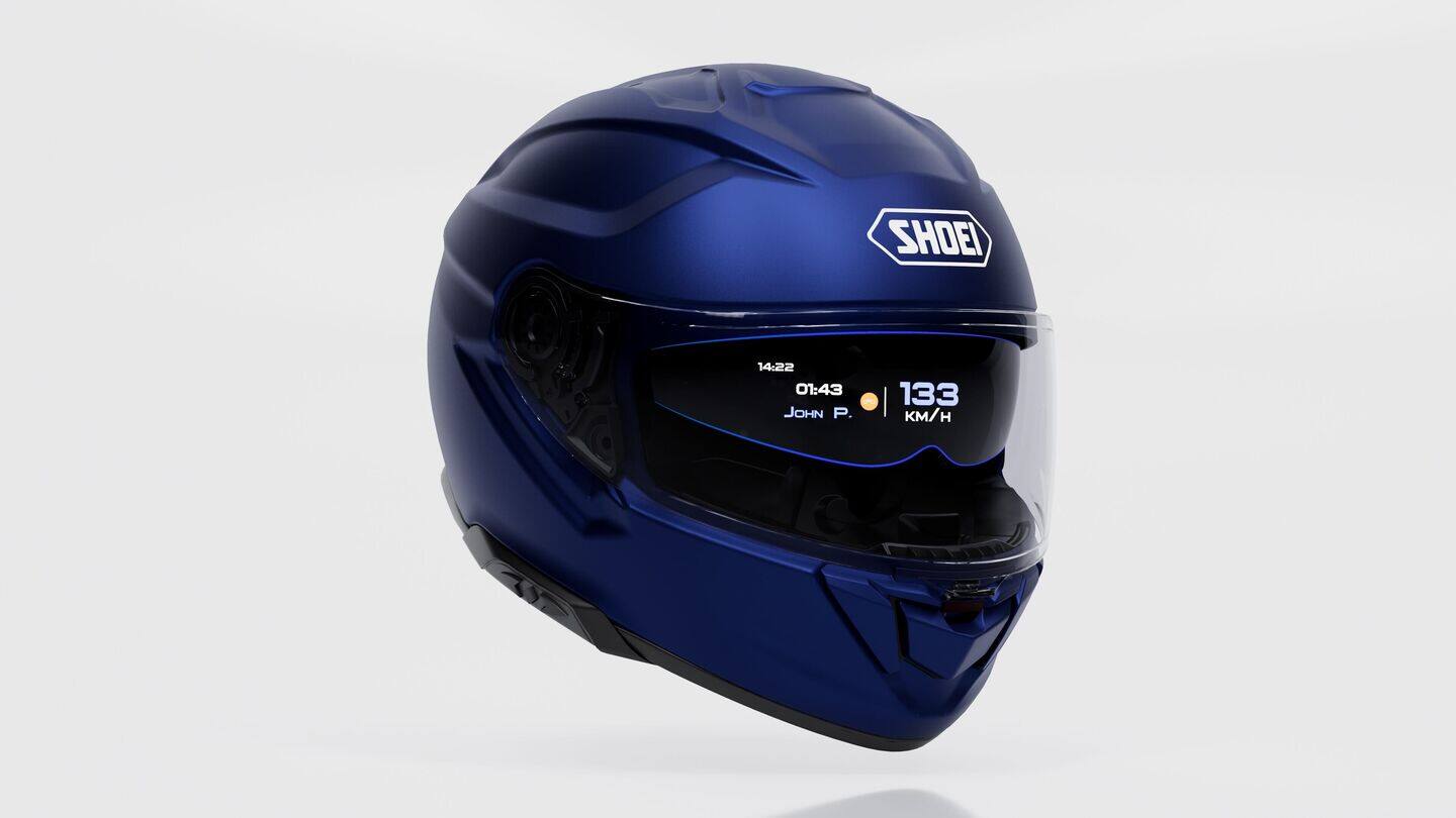 Shoei launches world's 1st AR motorcycle helmet