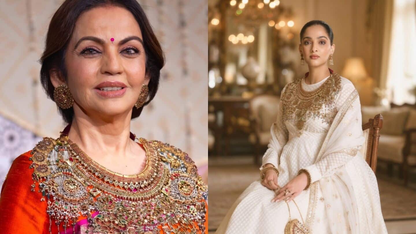 Ambani's Amrapali Bharatam necklace steals spotlight at Antilia bash