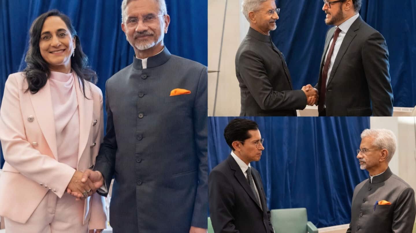 S Jaishankar meets Canada Mexico Venezuela ministers in New York