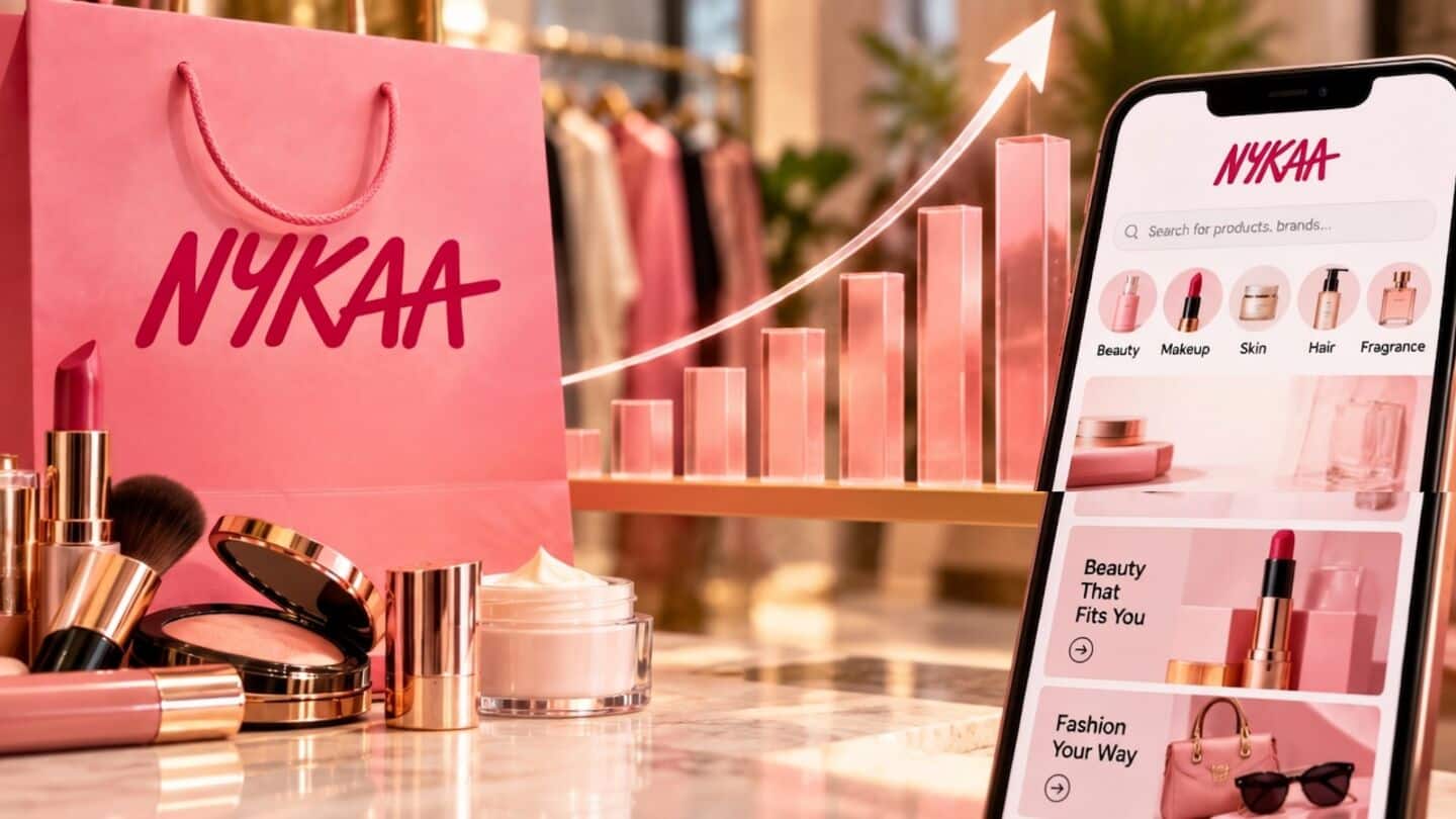 Nykaa parent shares rise over 5% after 30% sales growth