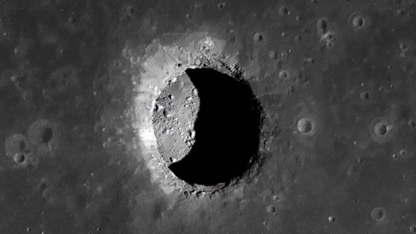 NASA confirms 1st lunar cave near Apollo 11 landing site