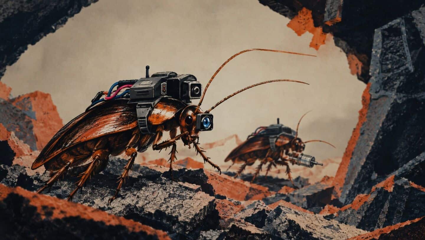 Australian scientists create 'Paraborg' cyborg cockroaches for disaster rescue