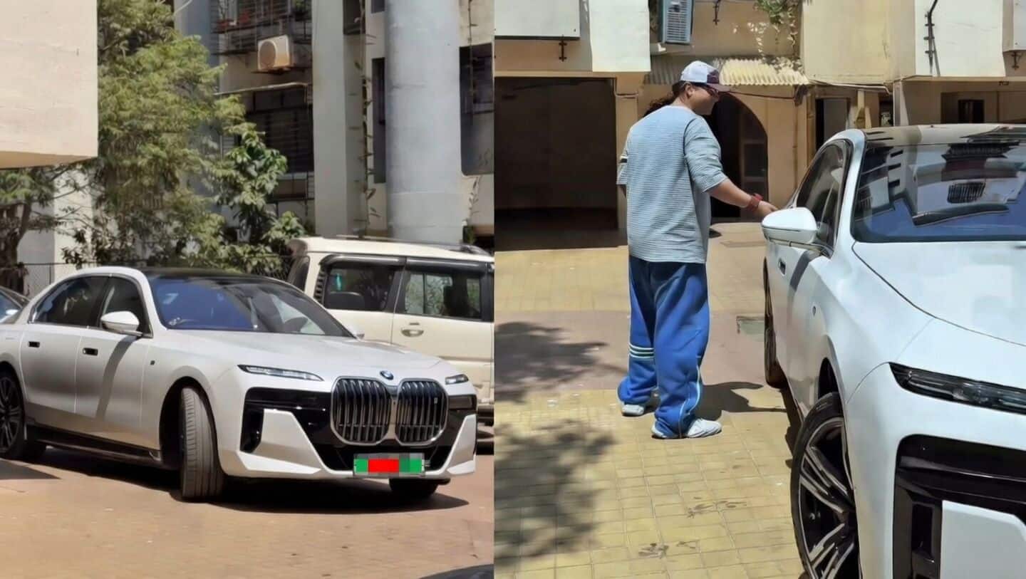 Singer Nautiyal collects preowned BMW i7 from Big Boy Toyz