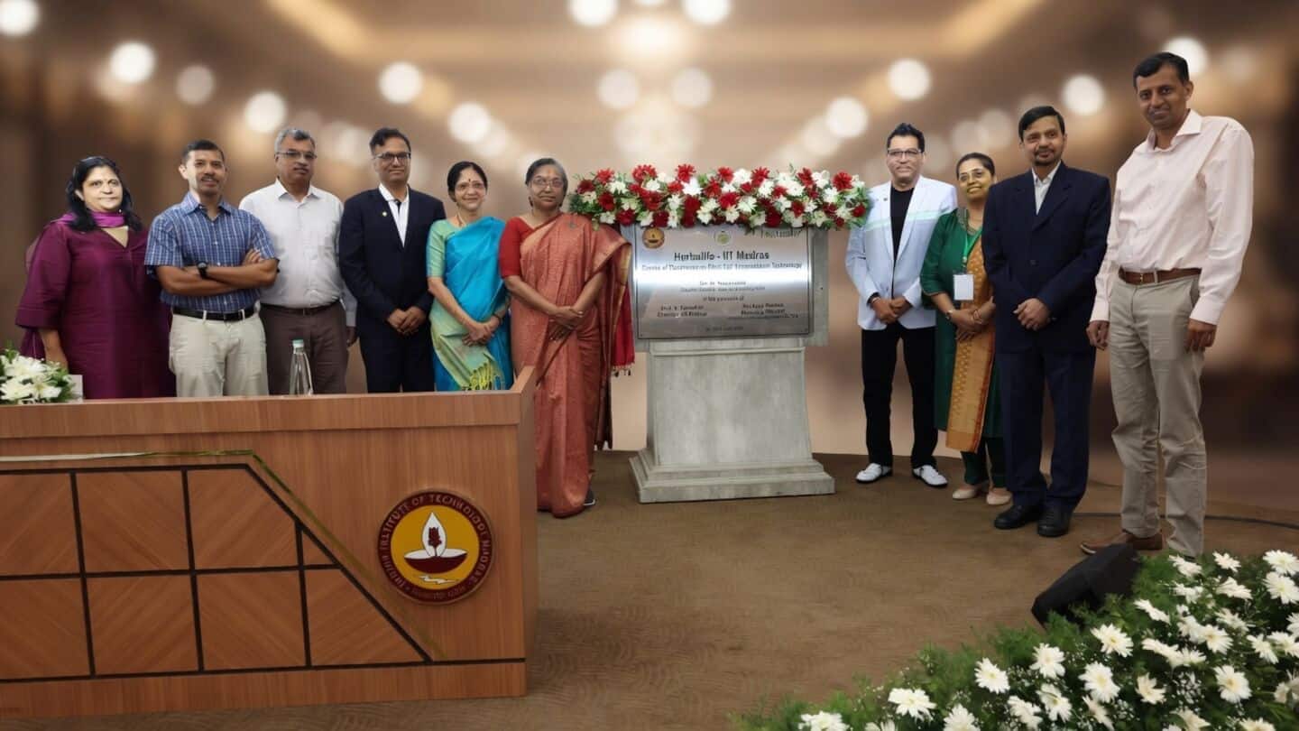 IIT Madras and Herbalife India launch plant cell fermentation center