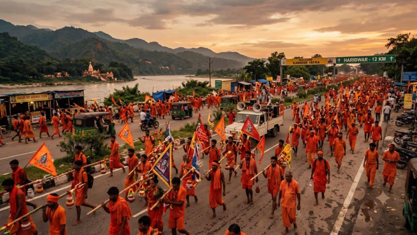 Kanwar Yatra Jul 30 Aug 11 triggers staged Delhi-Haridwar restrictions