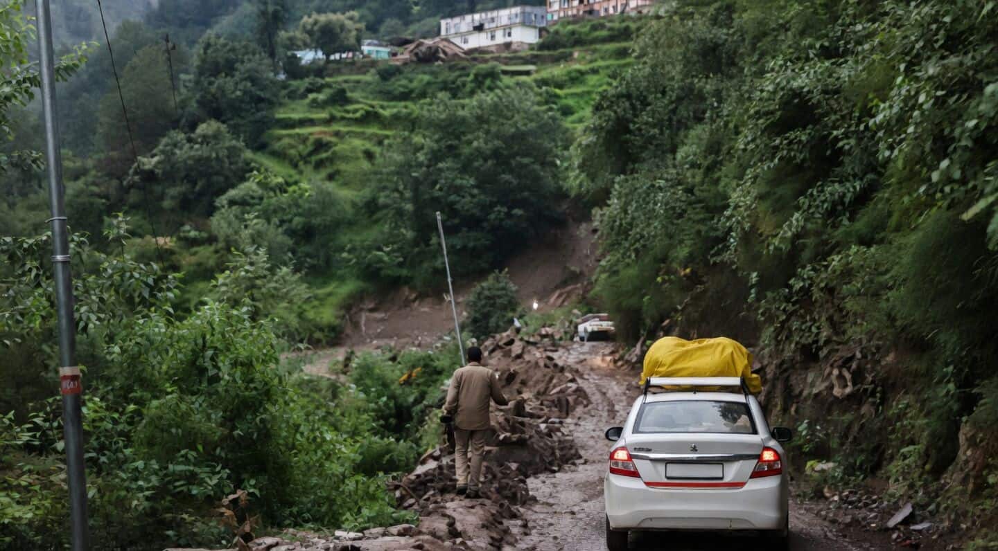 Uttarakhand heavy rains create 600-meter lake and block 71 roads