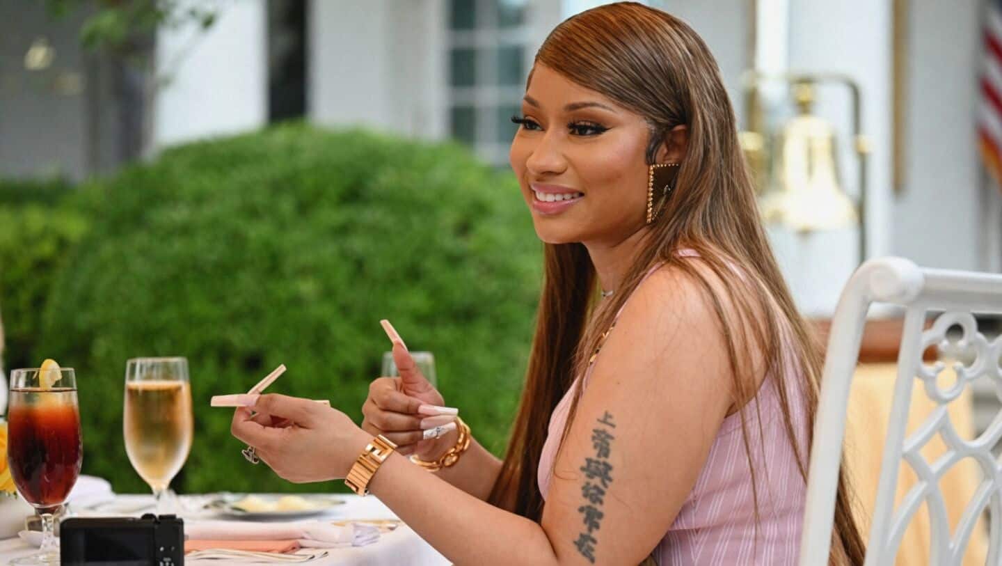 Minaj posts 'game over' after White House visit July 6