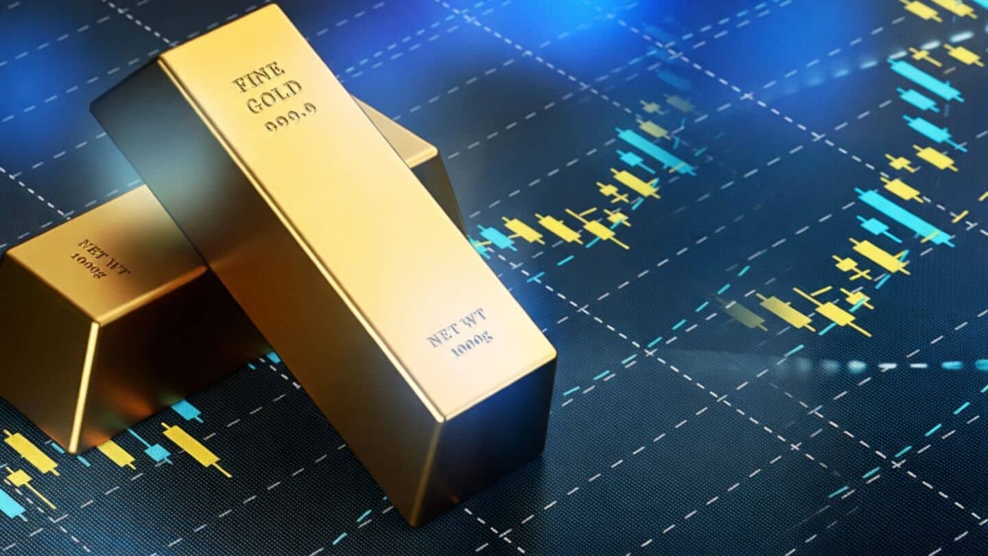 Gold down nearly ₹4,300 to ₹156,000 as oil tops $90