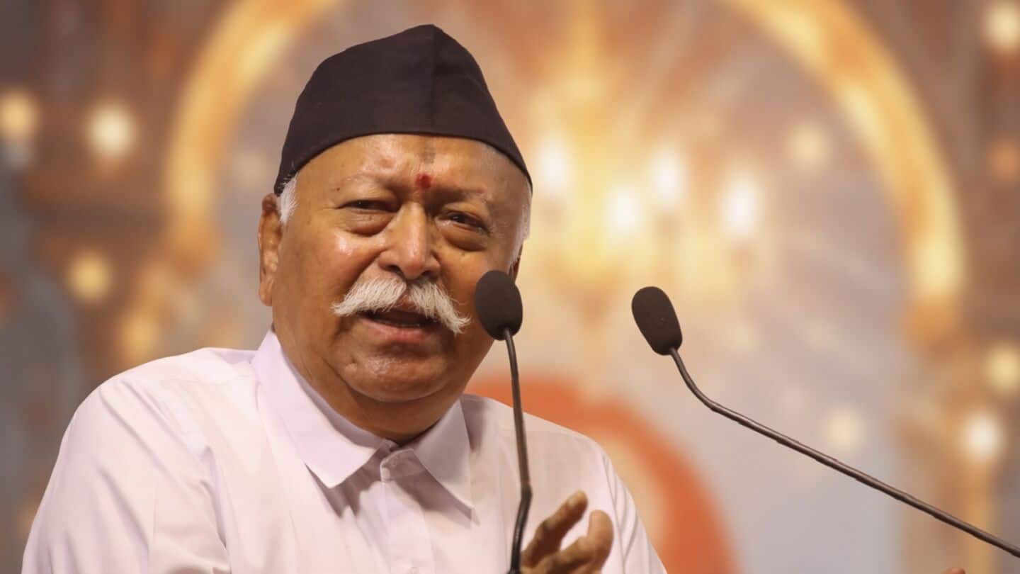 Mohan Bhagwat directs reporters to Dattatreya Hosabale amid Ayodhya probe