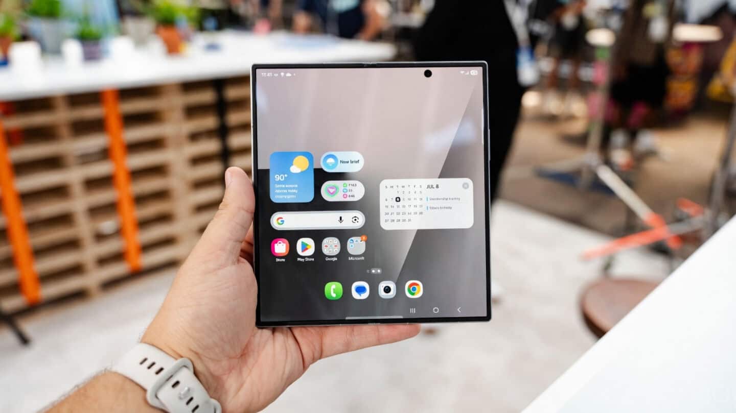Samsung Galaxy Z Fold 8 Ultra leak shows crease reduced
