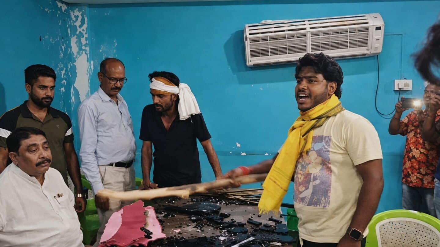 Anubrata Mondal allegedly attacked inside Birbhum Trinamool Congress district office