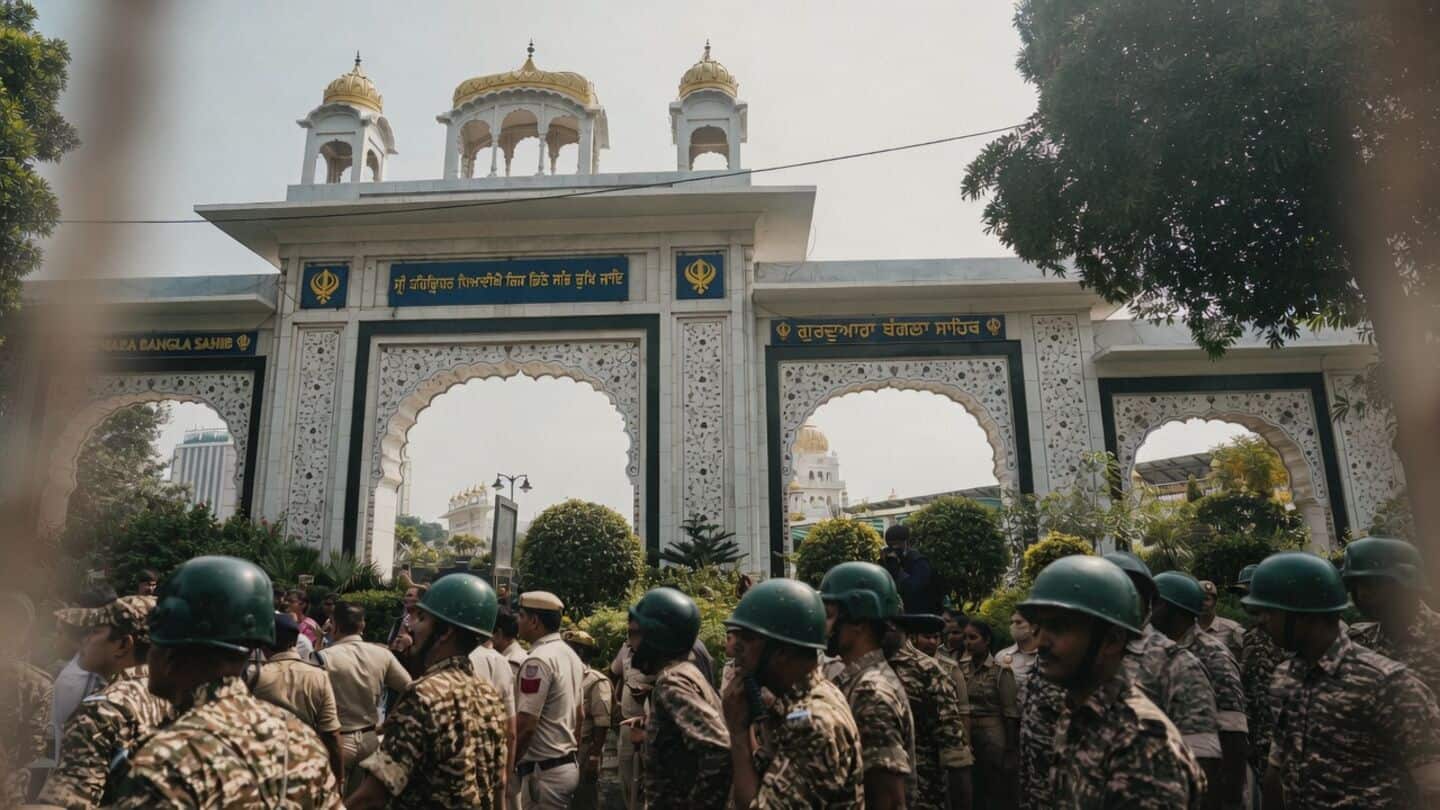 Police detain protesters demanding Gyanesh Kumar resignation at Bangla Sahib