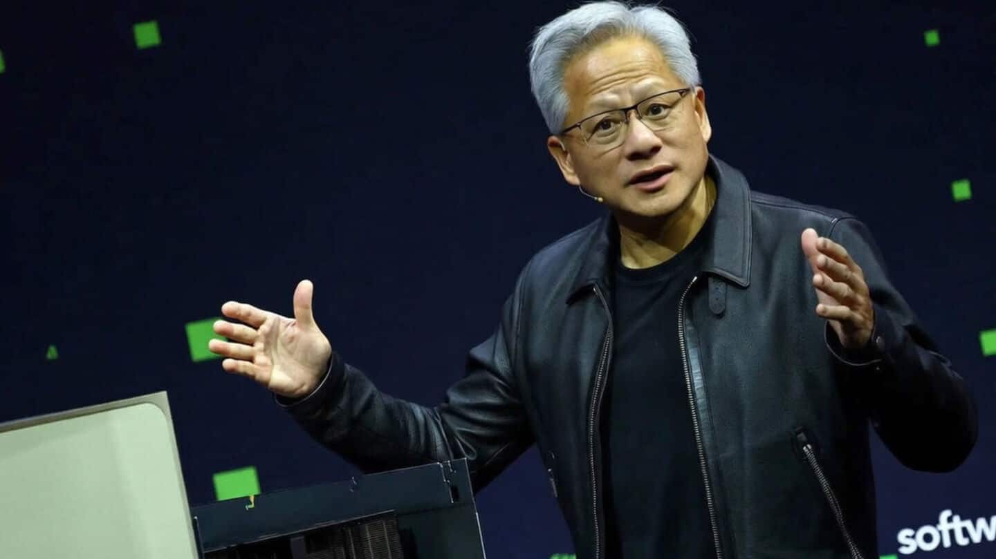 Jensen Huang demonstrates digital twins' marketing potential at Adobe Summit