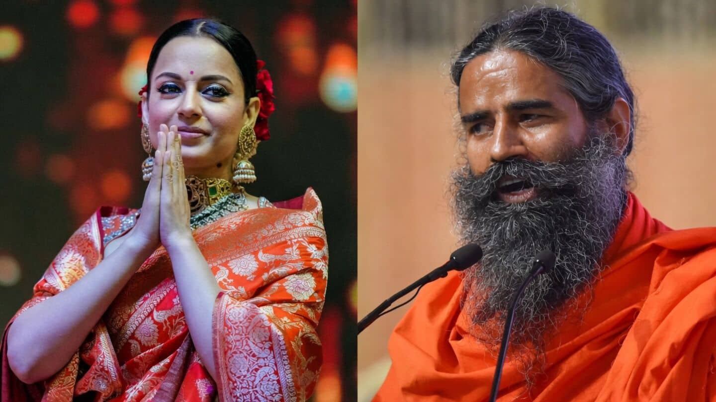 Ranaut and Ramdev reconcile on Raksha Bandhan after media clash