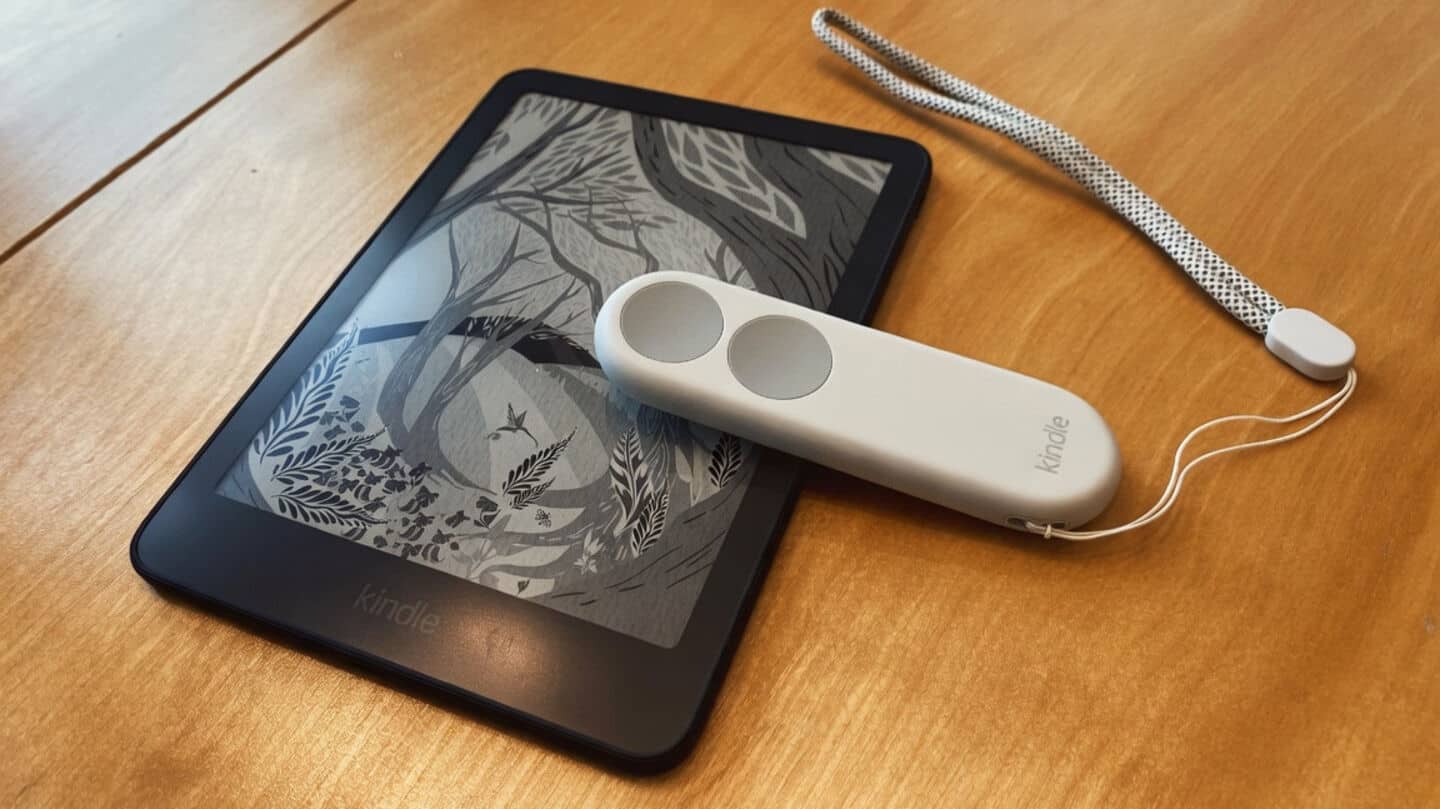Amazon introduces $34.99 Kindle Click remote for touchless page turns