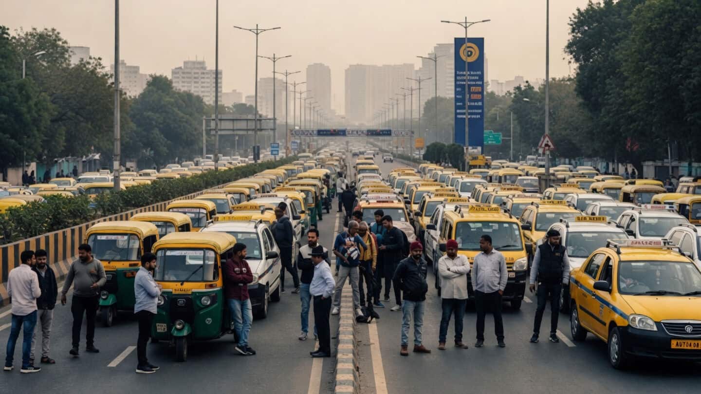 More than 68 transport unions begin 3-day Delhi NCR strike