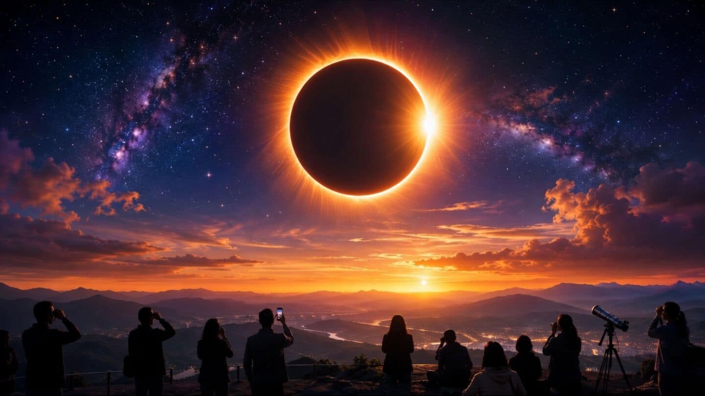 August 12 2026 total solar eclipse, Perseids, 6 planets visible