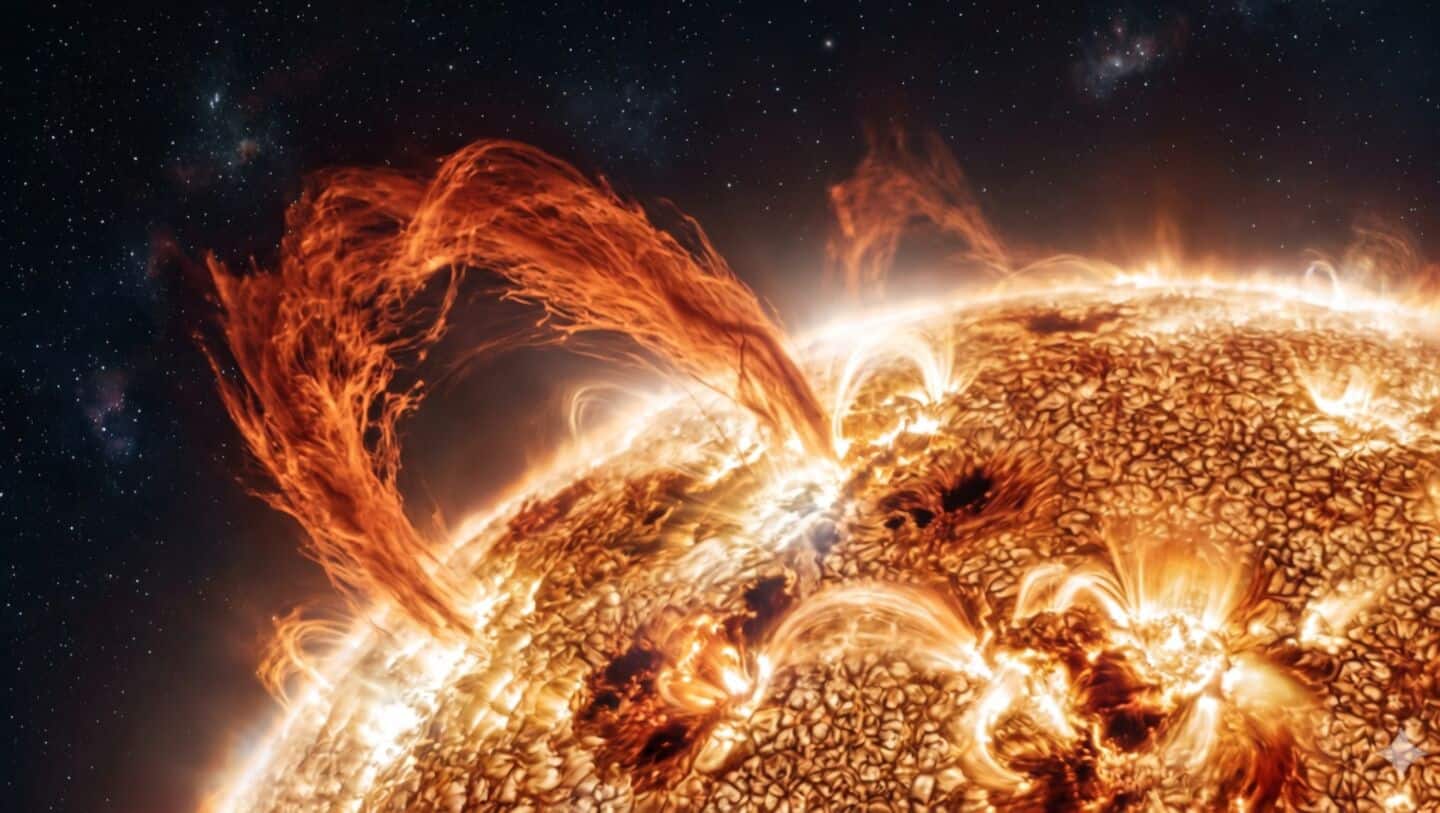 Sun's pressure waves rival 100 trillion jet engines yet inaudible