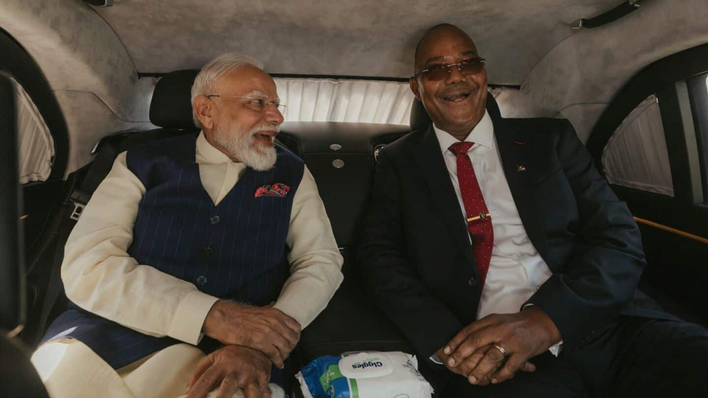 Modi begins 3-day India-Seychelles visit to boost defense healthcare development