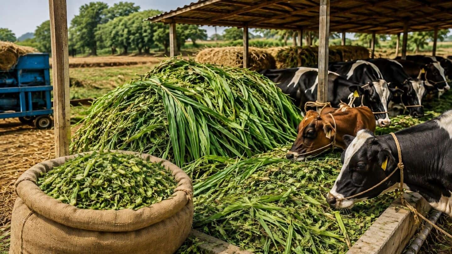 Maharashtra faces 22.79% green 21.43% dry livestock fodder shortfalls