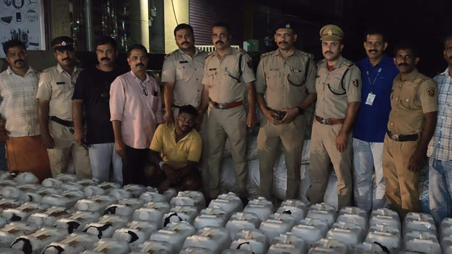 Kerala Excise seizes 7,000-liter of rectified spirit before Onam