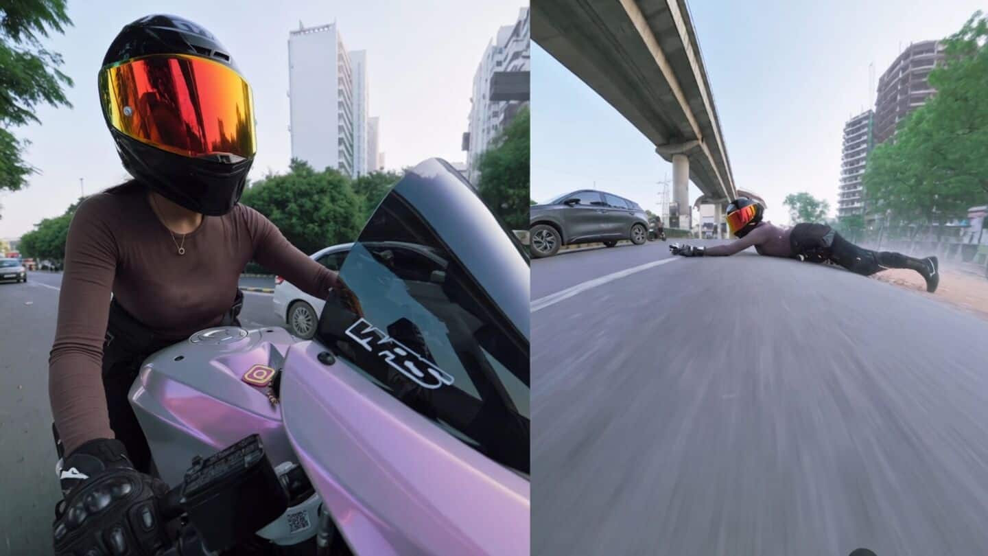 Gurugram biker Sia's Golf Course Road hit-and-run video goes viral