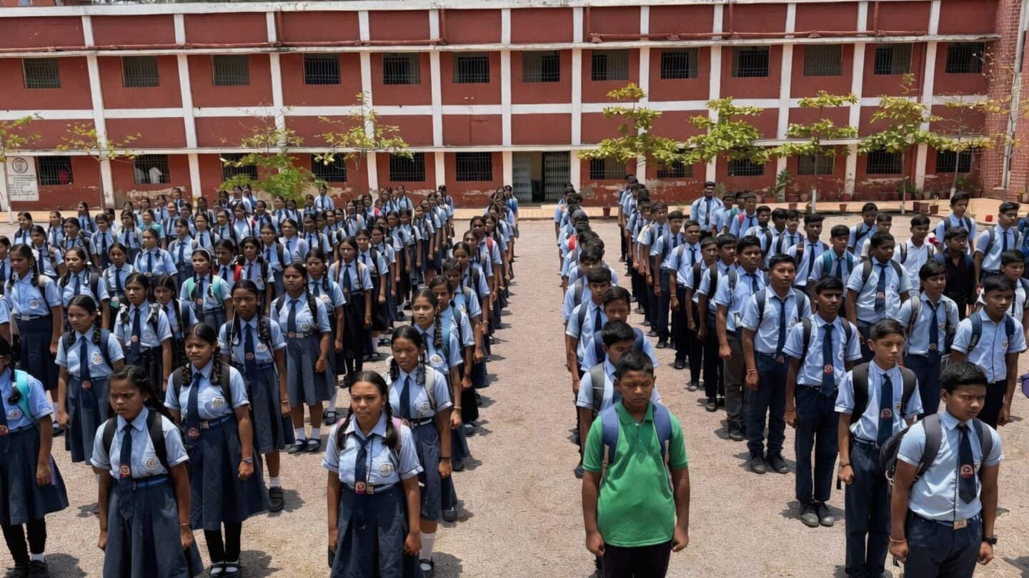 Chhattisgarh mandates government school students chant mantras 3 times daily