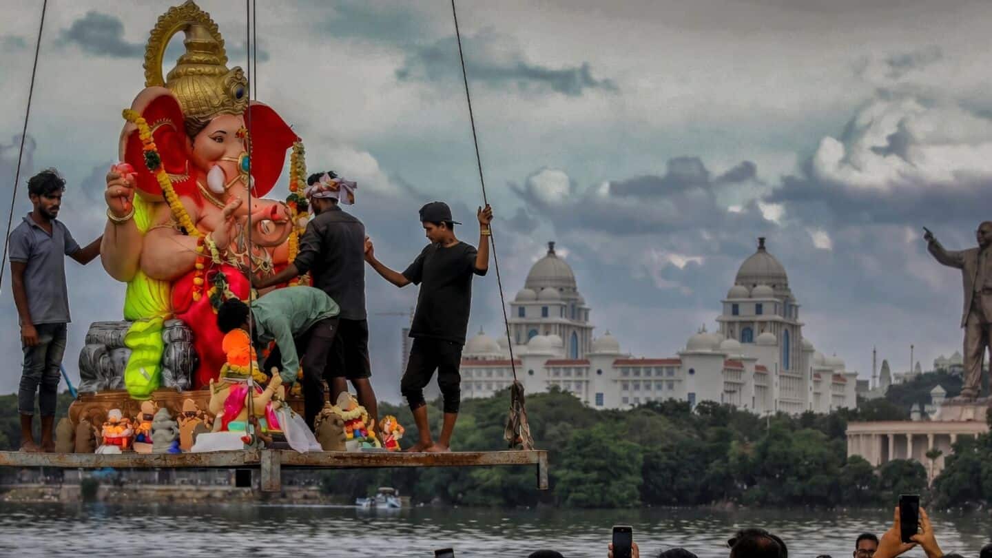 Maharashtra's Ganesh festival grows flashy and increasingly commercialized by sponsors