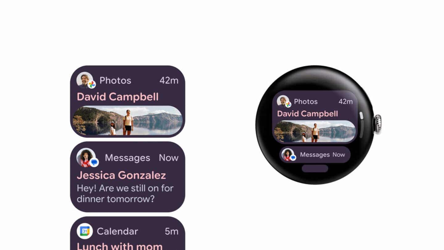 Google Calendar, Contacts, Keep get visual refresh on Wear OS