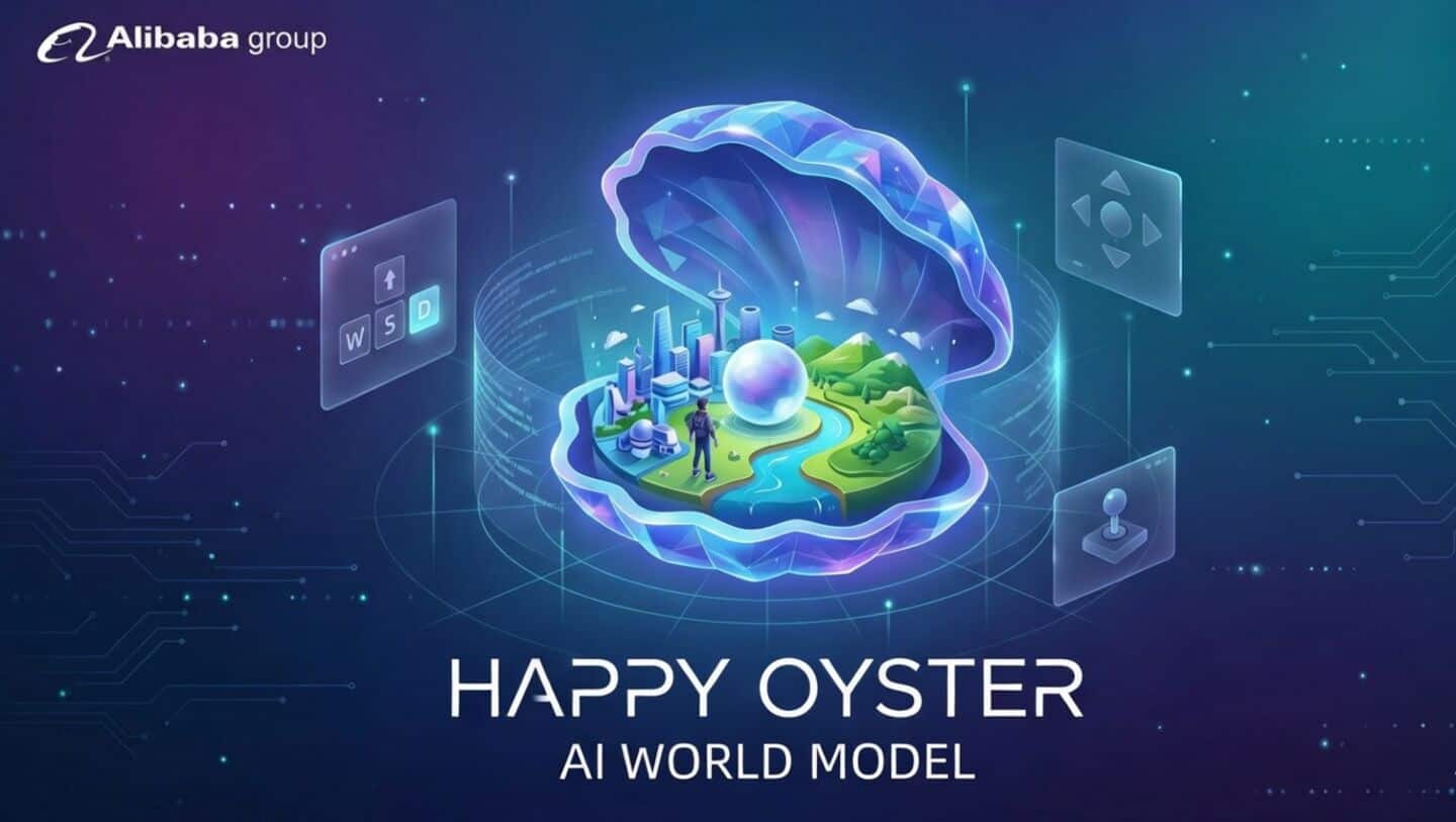 Alibaba unveils Happy Oyster, real-time adaptive AI for 3D scenes